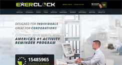 Desktop Screenshot of exerclock.com